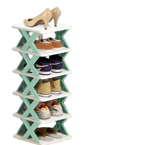 6 Layer Plastic Shoe Rack