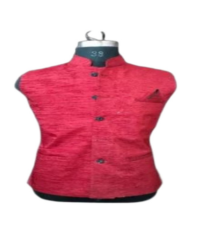 Mens Silk Nehru Jacket