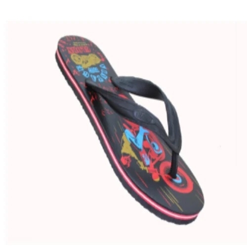 Black Printed Glory Slipper