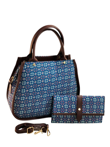 Gray Printed Ladies Handbags