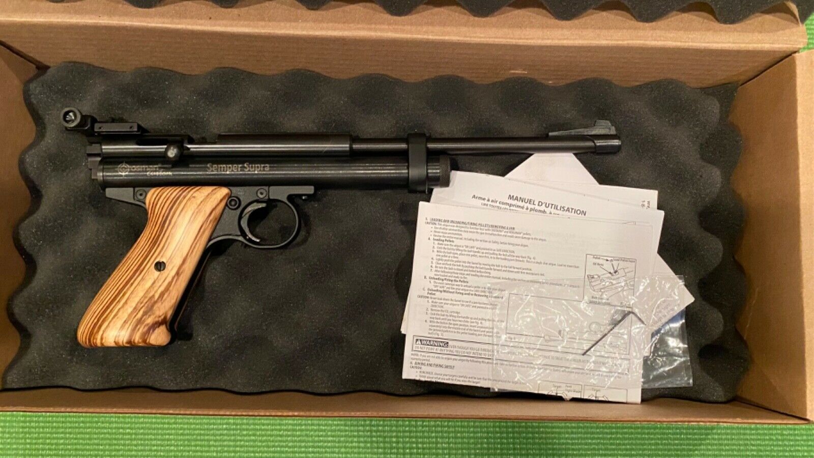 New Crosman Silhouette 2300S .177 Caliber Pellet CO2 Powered Target Air Pistol