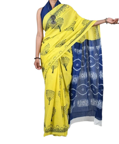 Pure Cotton Mulmul Saree