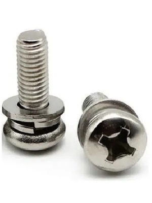 Sems Screw - Color: White