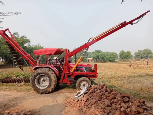 Tractor Pole Erection Machine