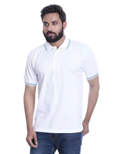 White Cotton T Shirt
