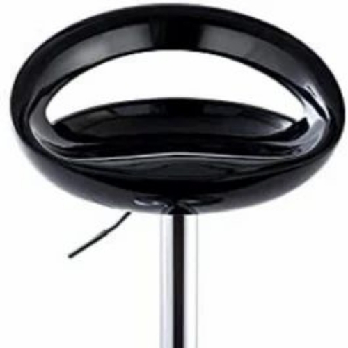 Black Plastic Bar Stools