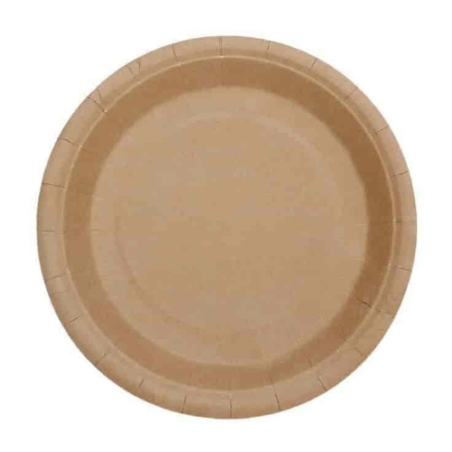 Brown Paper Plate