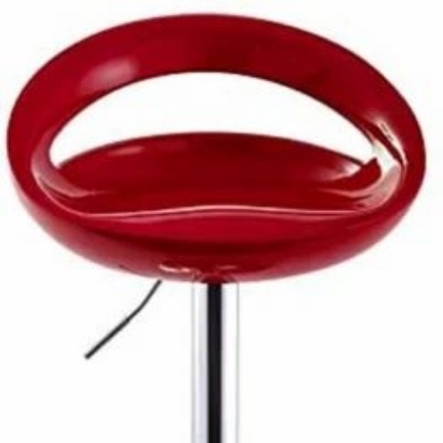 Red Plastic Bar Stools