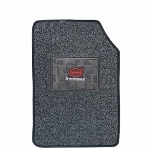 Tufted Pe Loop Pile Grass Mats - Color: Dark Gray/Black