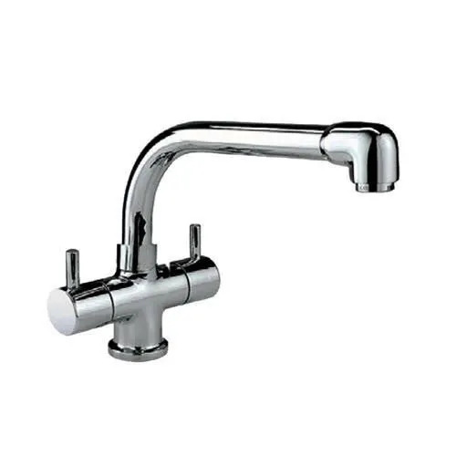 Brass Sink Mixer - Color: Silver
