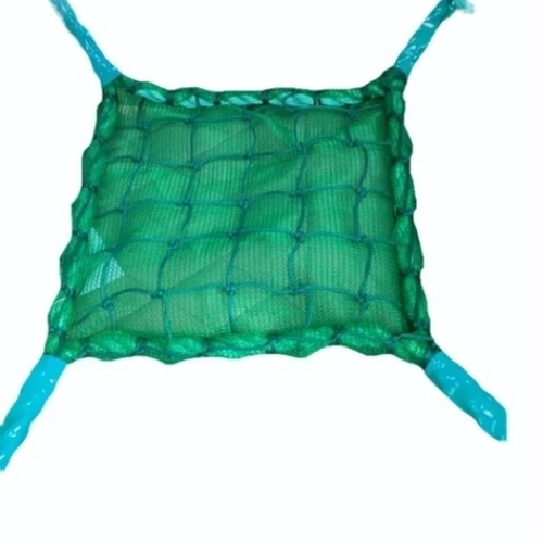 Green Double Layer Braided Safety Net - HDPE, Various Sizes, Green, 70% Shade | Safety Netting for Construction