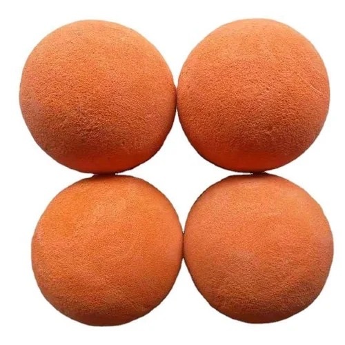 Concrete Pump Pipe Cleaning Ball - Color: Orange