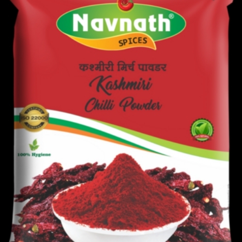 Kashmiri Chilli Powder - 25kg | Blended Powder, Spicy Flavor, Red Color, 8 Months Shelf Life