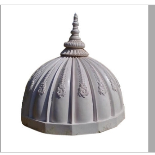 Marble finish temple dome