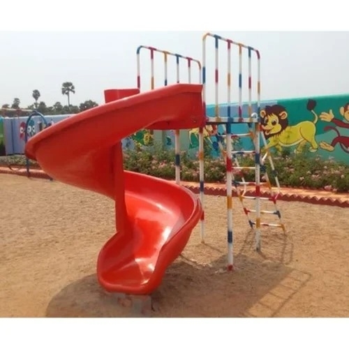 Playground Spiral Slide - Age Group: 3-15 Years