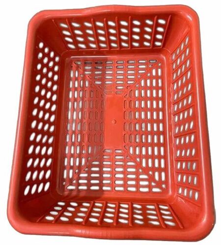 Red Plastic Basket