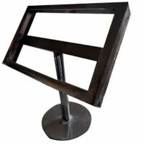 steel Menu stand,