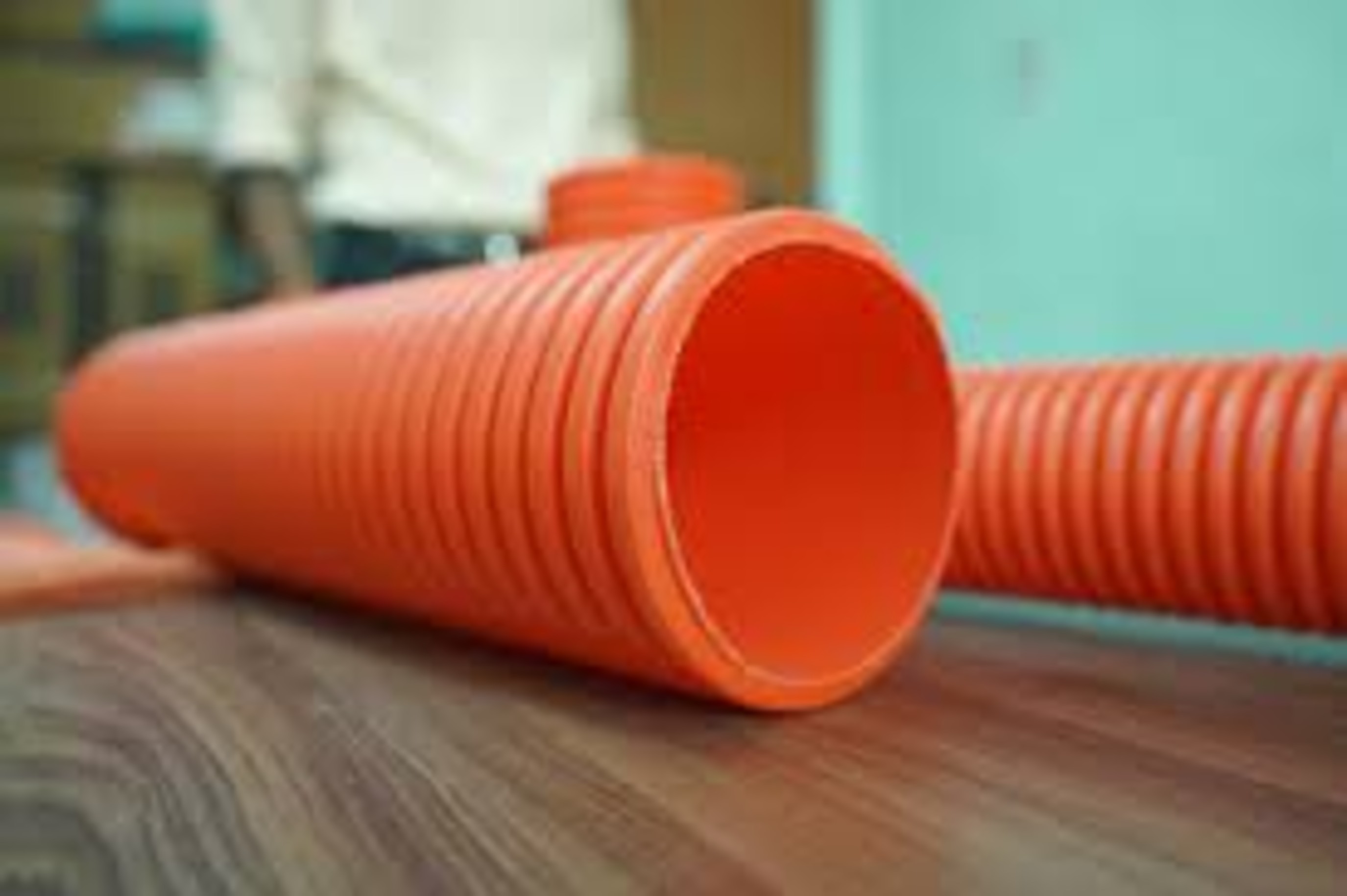 6 M HDPE Double Wall Electrical Corrugated Pipe