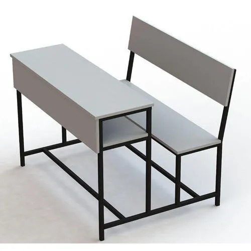 Mild Steel Dual Desk Bench