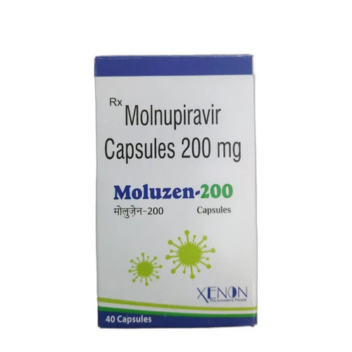 Molunzen Capsule - Molnupiravir 200 mg, IP Grade, Hygienic Pack | Antiviral Oral Medication for Covid-19 Treatment