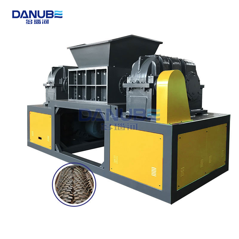 Polypropylene Crusher Machine Plastic Cut Sheets Shredder Metal Cans Tins Shredding Machinery - Automatic Grade: Automatic