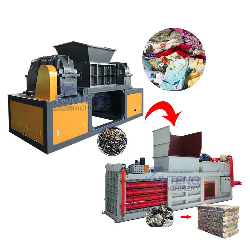 Scrap Metal Shredder Can Shredder Dual Axis Industrial Waste Shredder - Capacity: 500 - 17000 Kg/Hr