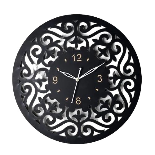 Black Wall Clock