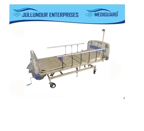 Icu Bed 3 Function Manual With Abs Panel Collapsible Railing