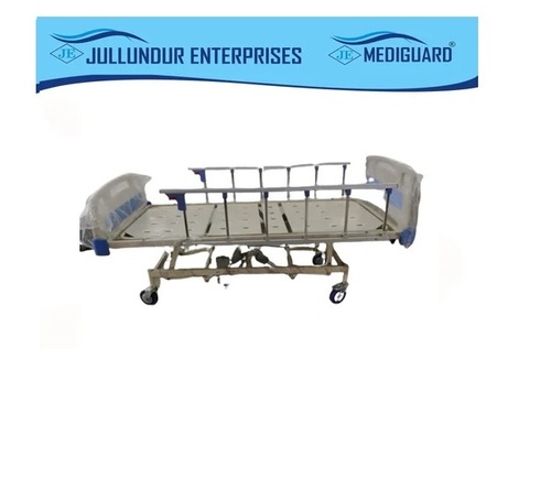 Icu Bed 5 Function Electric With Abs Panel And Csr Railing - Color: White