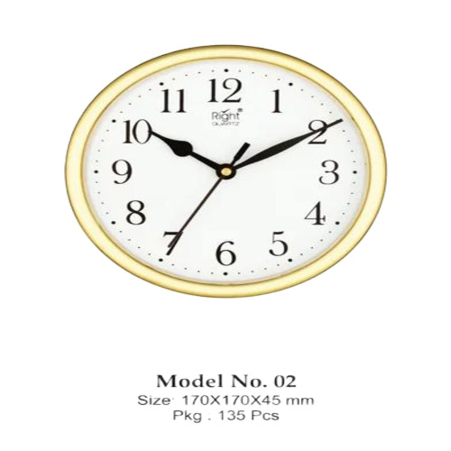 Plastic Round Wall Clock