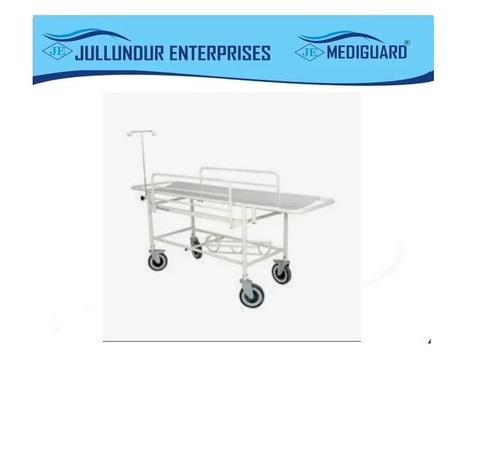 Stretcher Trolley With Side Rail and Cylinder Carrier