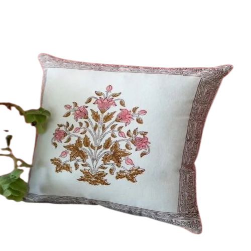 Block Print Pillow Cover