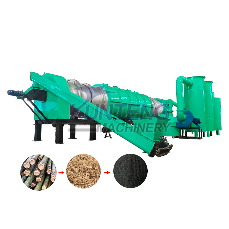 Coffee Residue Carbonization Furnace Bamboo Sawdust Carbonization Equipment - Application: Rice Husks