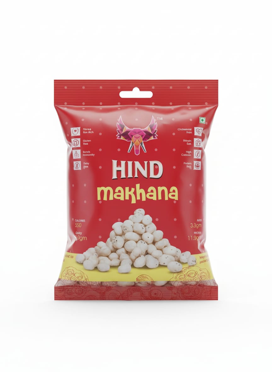 Premium Quality Red Hind Makhana (Fox Nuts) 6+ Sutta - Broken (%): 0.2