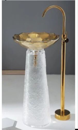 Standing Glass Wash Basins