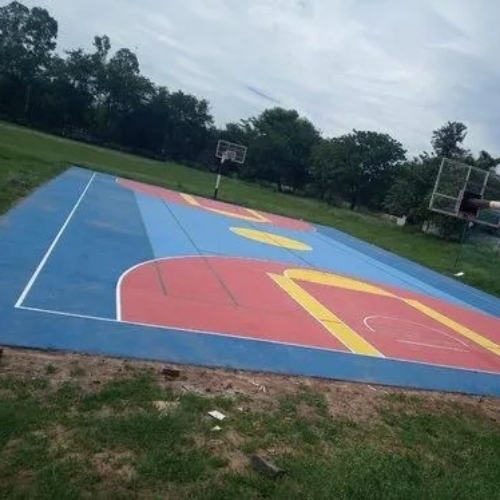 Synthetic Basketball Court