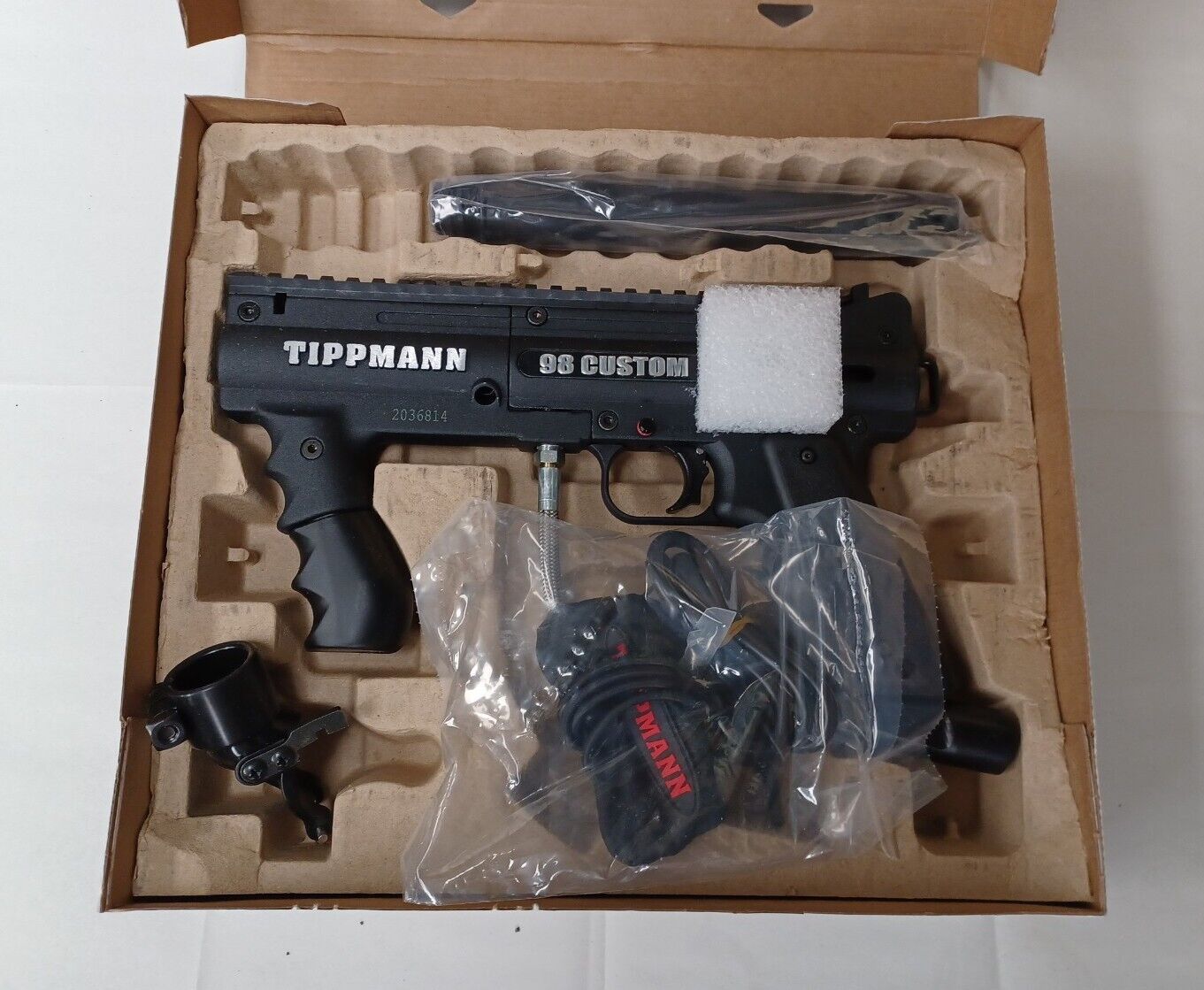 Tippmann 98 Custom Platinum Series Paintball Marker Gun Ultra Basic, Semi Auto - Dimension (L*W*H): 10 Inch (In)