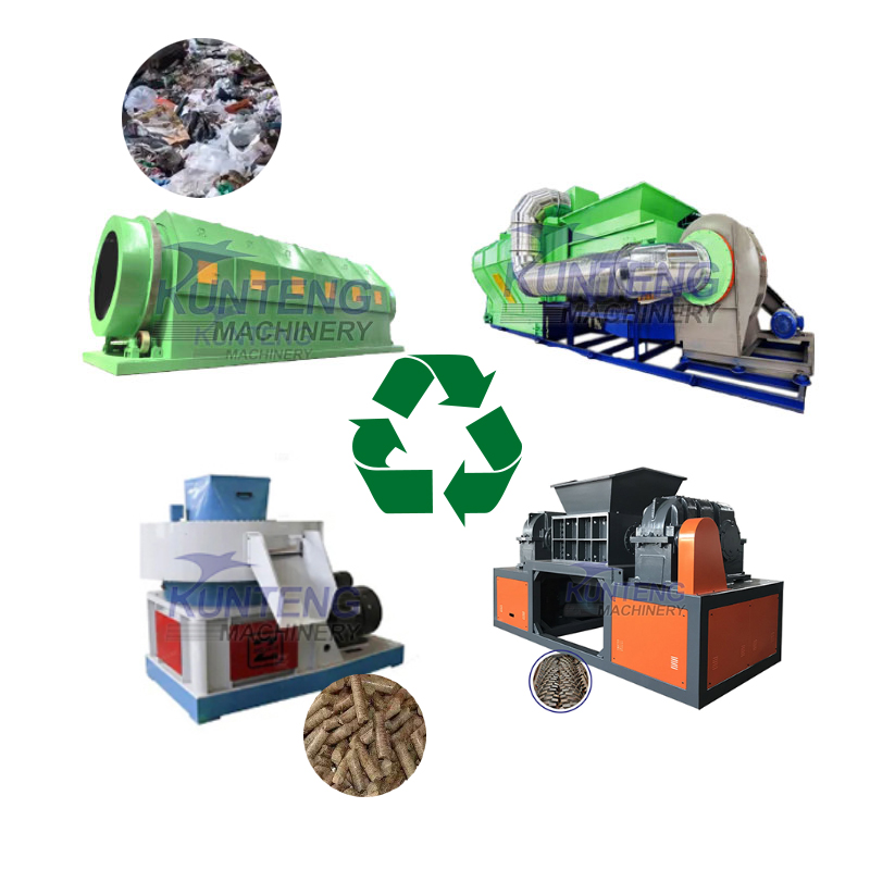 Urban Household Waste Sorting Equipment - Capacity: 50-1000 Ton/day