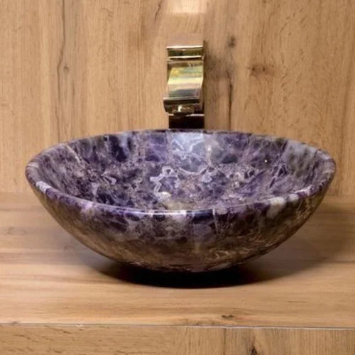 Amethyst Stone Wash Basin