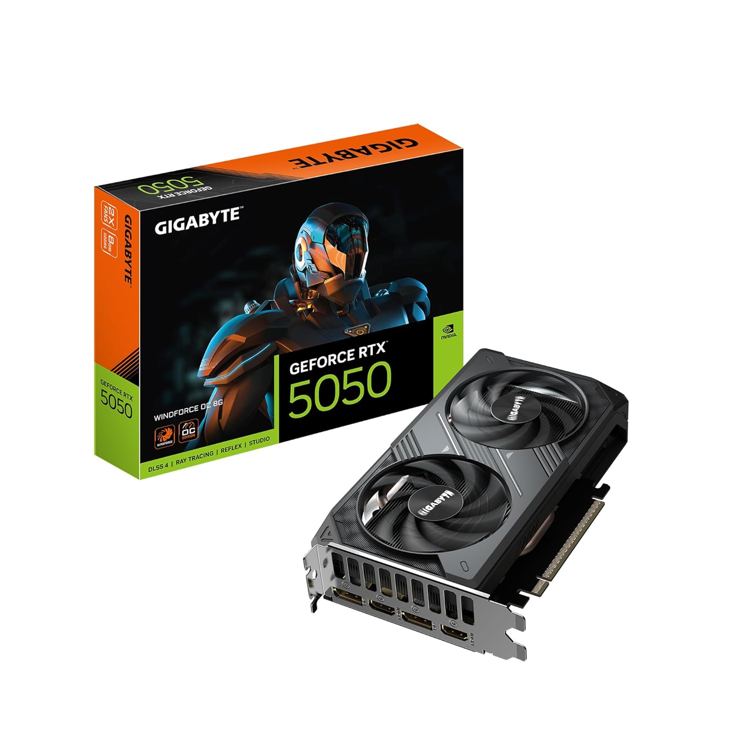 Gigabyte Geforce Rtx 5050 Windforce Oc 8Gb Gddr6 Pcie 5 0 Graphics Card - Application: Brand New Original