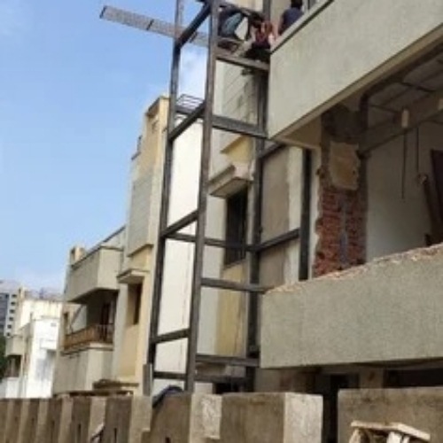 Mild Steel Lift Structure - Steel 1.0-2.5m x 1.0-2.0m, 380-440V AC | Corrosion Resistant Welded Frame, Robust Design, Modular Assembly