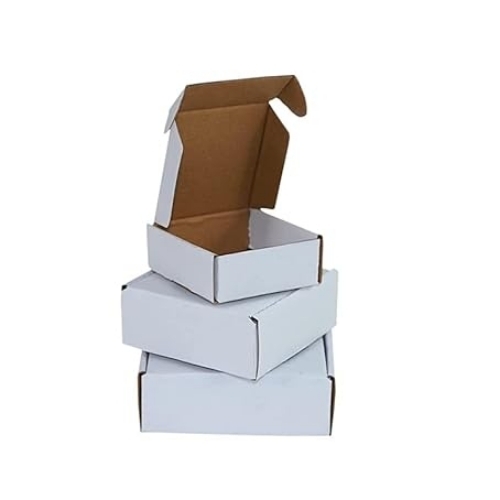Plain White Corrugated Box