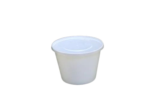 Plastic White Food Container
