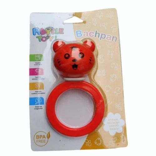 Red Baby Rattle Toy