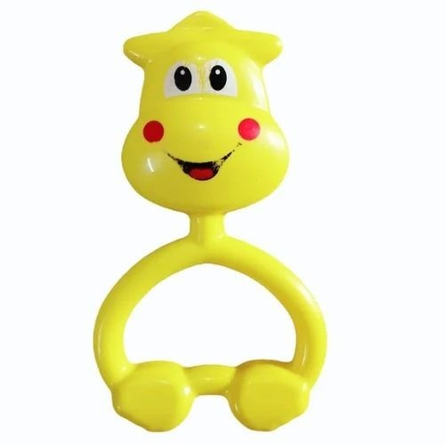 Yellow Baby Rattle Toy