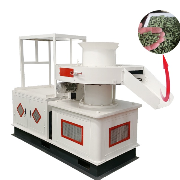 Biomass Pellet Making Machine Sawdust Bark Straw Pellet Forming Machine - Color: Customized