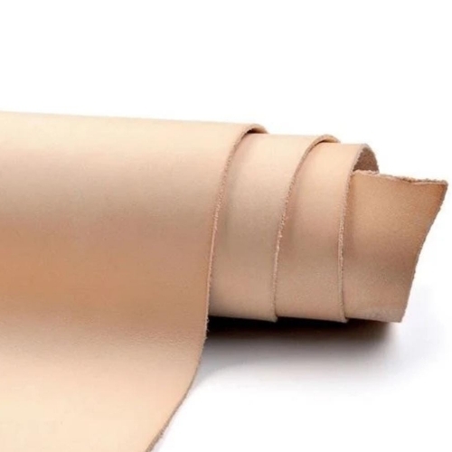 Vegetable tanned leather