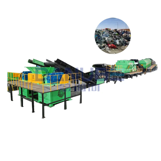 Waste Sorting Machine Material Recovery Line Mixed Waste Sorting Line Garbage Recycling Equipment - Bag Size: Large