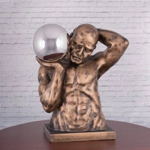 Weight Of The World Sculpture Decor
