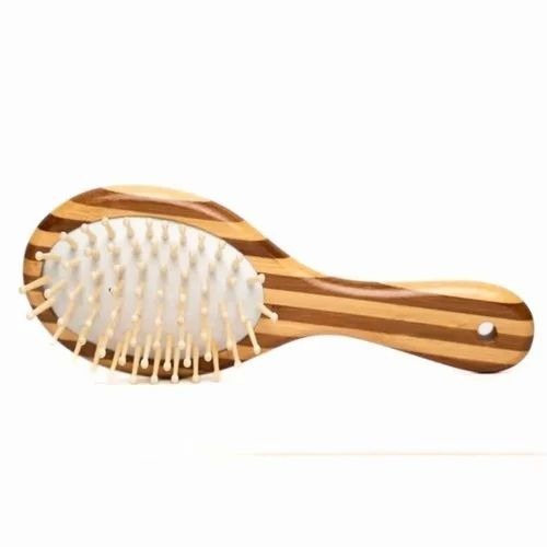 Oval Bamboo Paddle Hairbrush